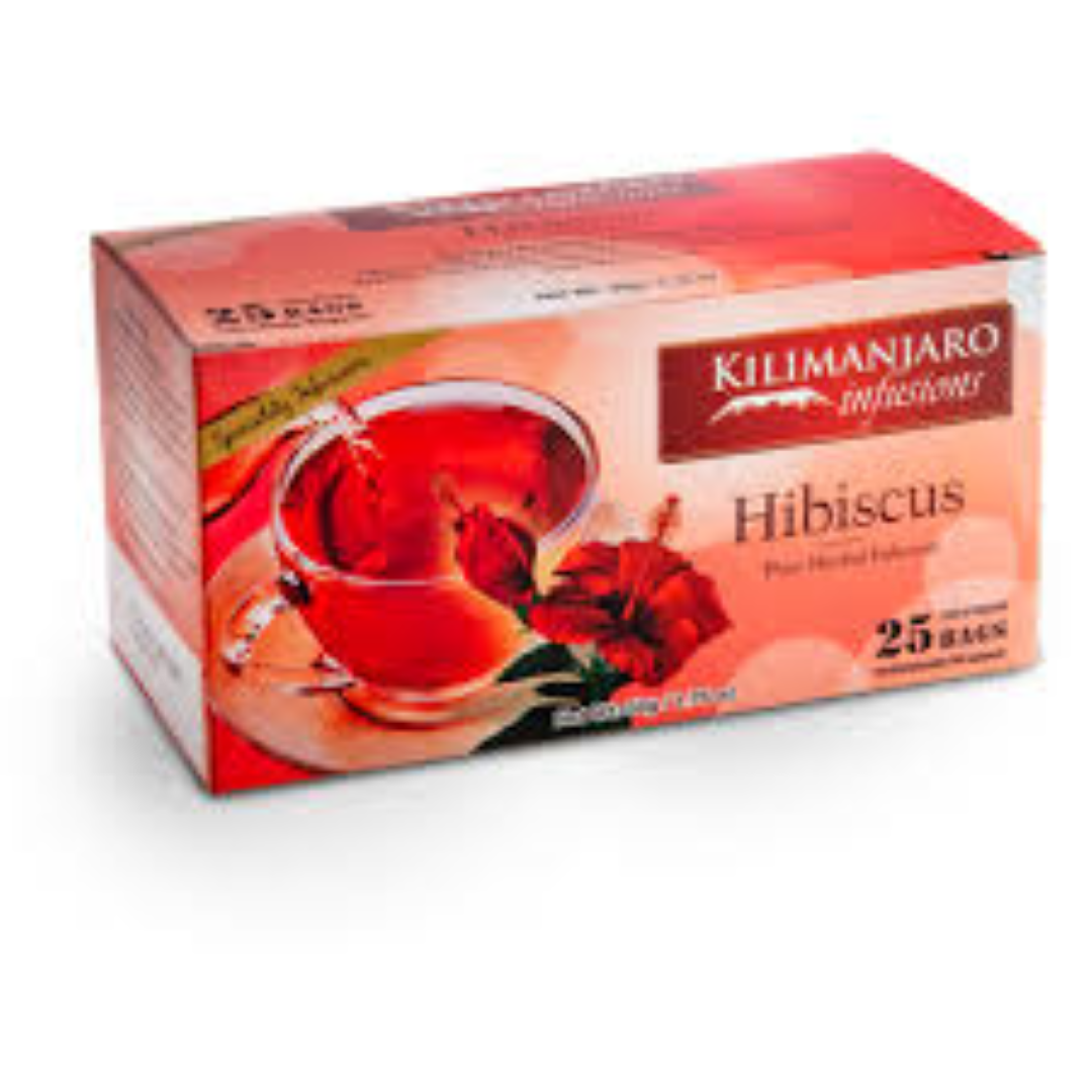 KILIMANJARO HIBISCUS T/BAGS 50GM
